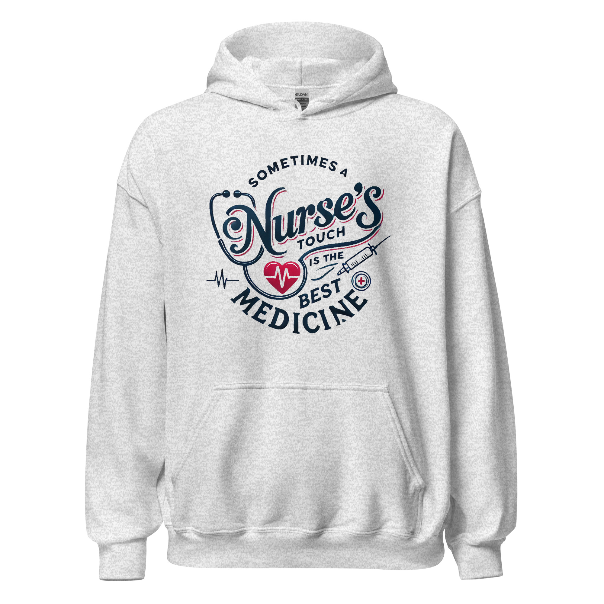 Sometimes The Best Mediicine Is A Nurses Touch Unisex Hoodie - Image 4