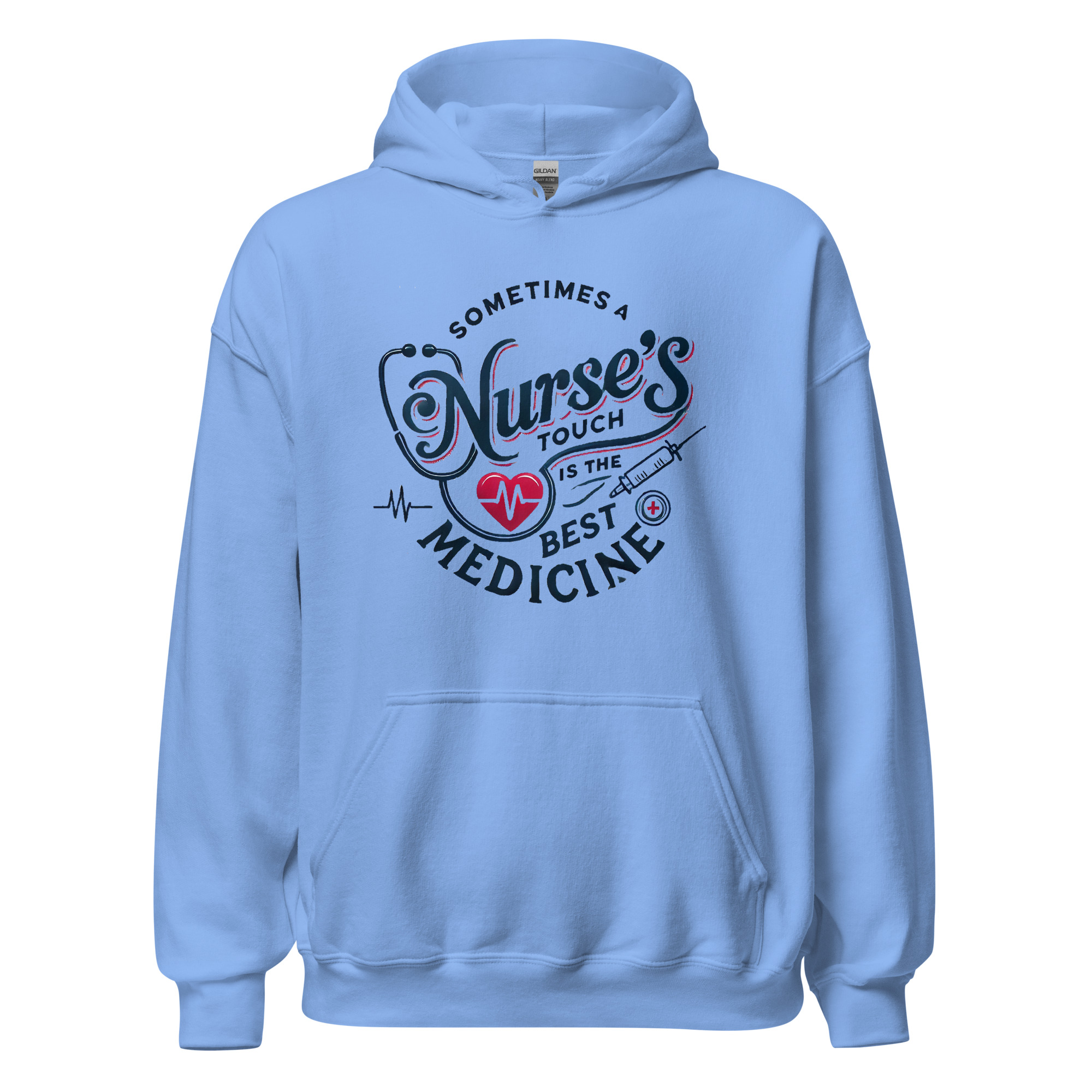 Sometimes The Best Mediicine Is A Nurses Touch Unisex Hoodie - Image 2