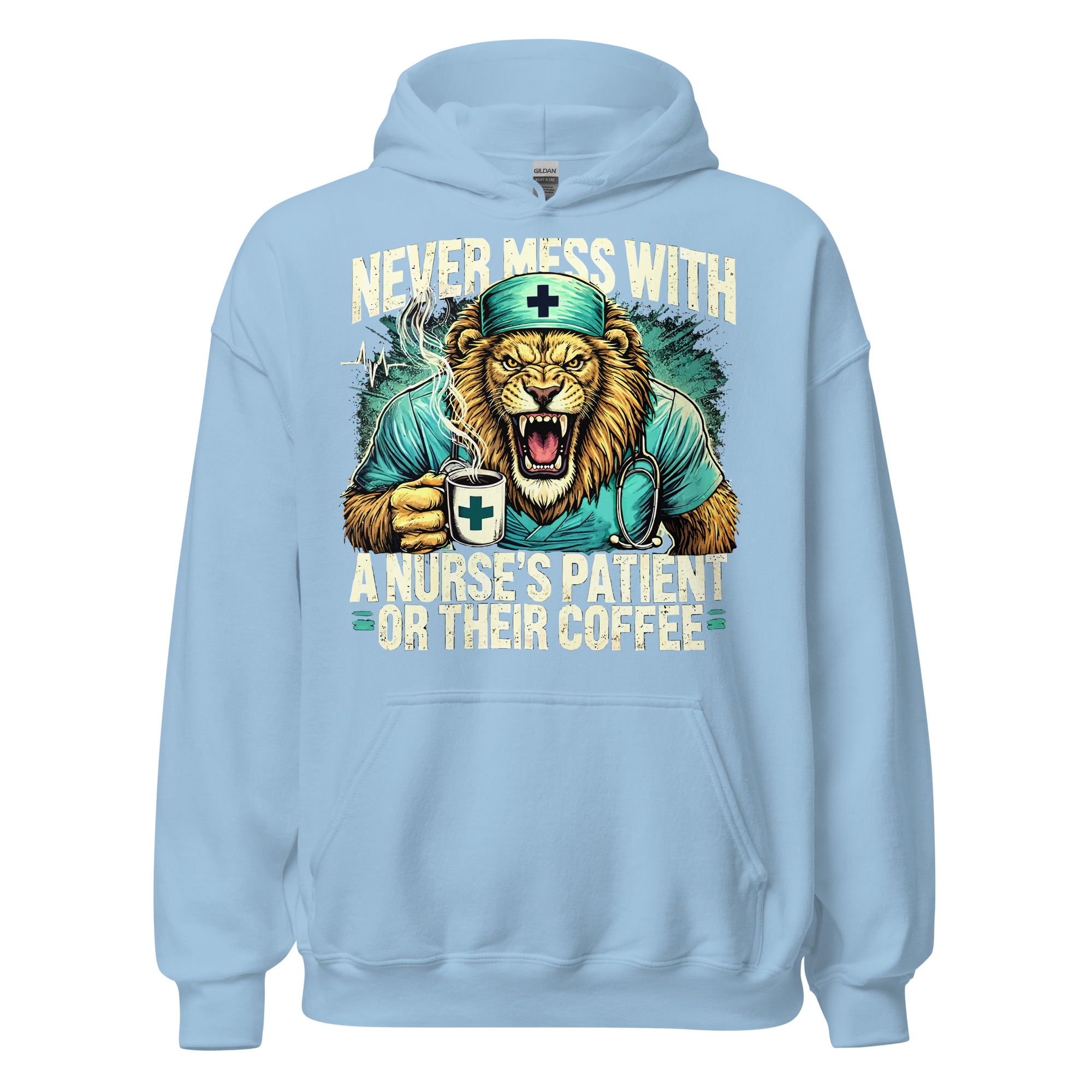Never Mess With Lion Unisex Hoodie - Image 6