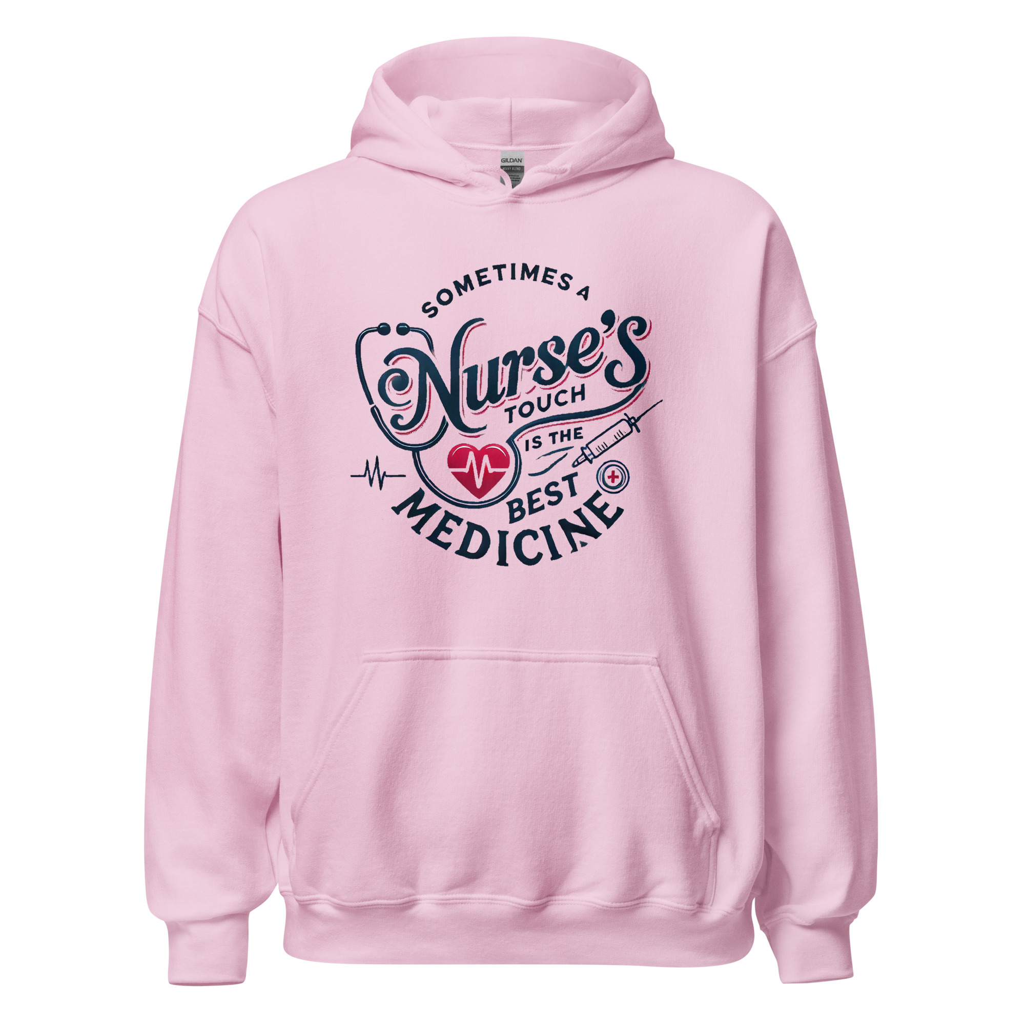 Sometimes The Best Mediicine Is A Nurses Touch Unisex Hoodie - Image 3