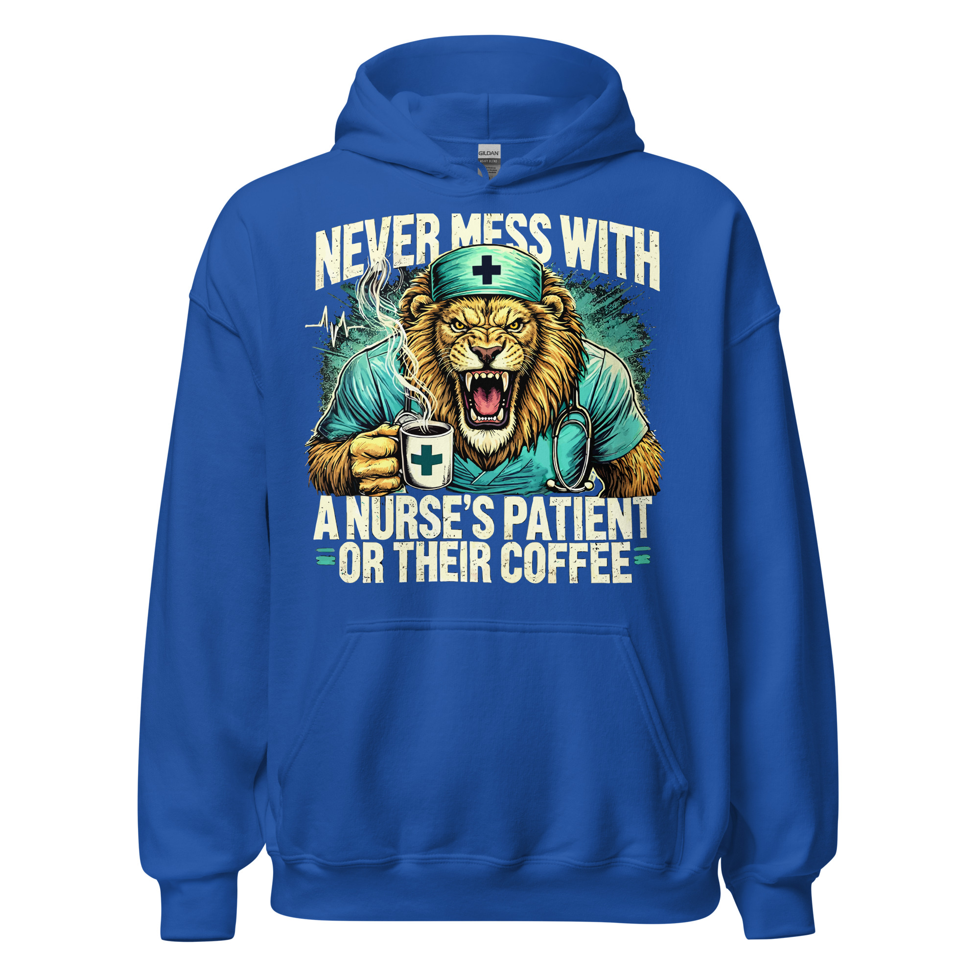 Never Mess With Lion Unisex Hoodie - Image 4