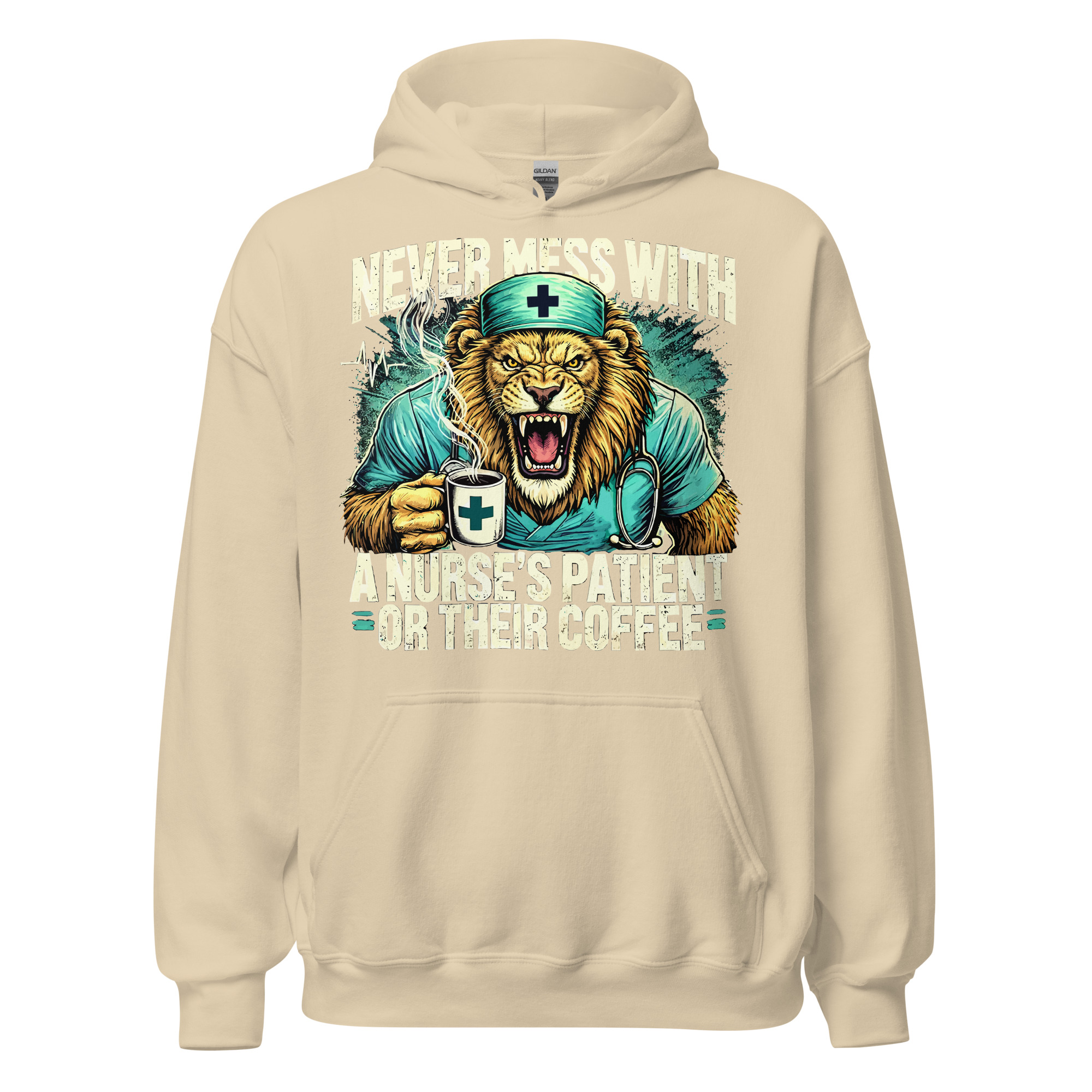 Never Mess With Lion Unisex Hoodie - Image 7